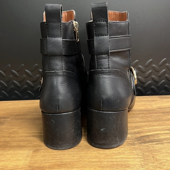 Coach Size 8 Leather Ankle Booties - Picture 4 of 6